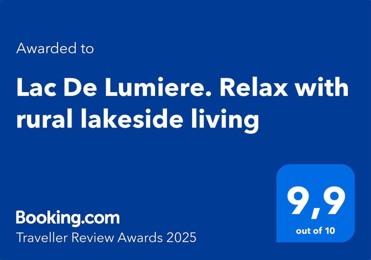 Lac De Lumiere. Relax With Rural Lakeside Living Herry Eksteriør billede
